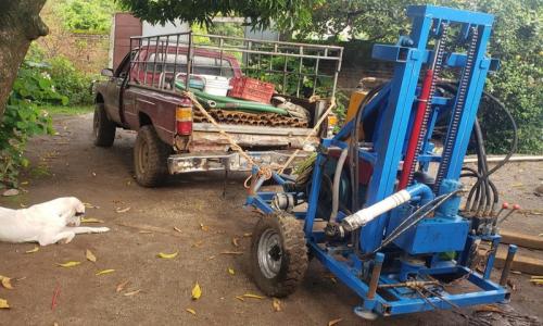YES-150D diesel hydraulic drilling rig workes in Peru(图1)